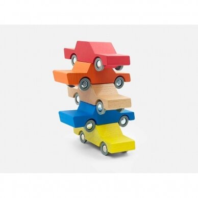 Wooden Back and Forth car, Woody 1