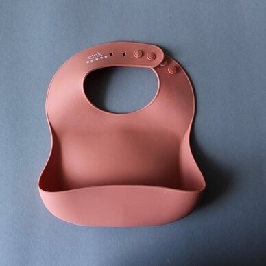 Silicone Bib, Brick